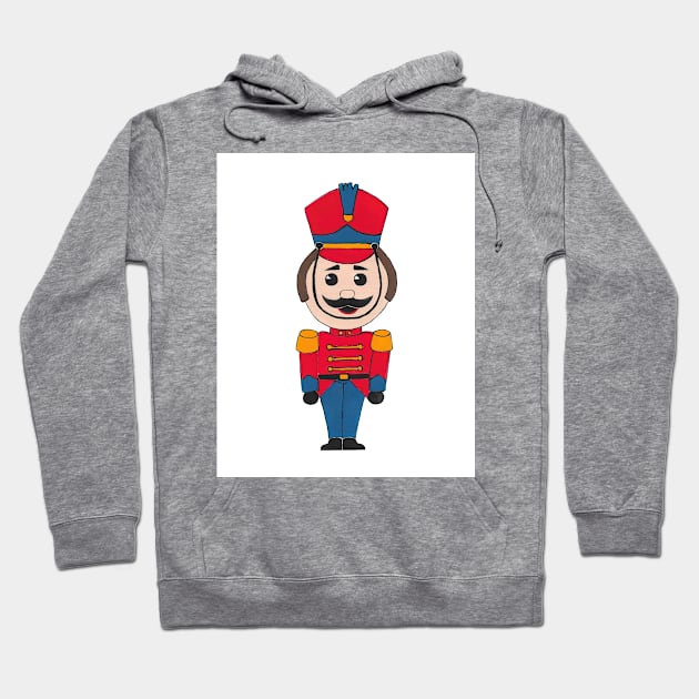 NUTCRACKER Toy Soldier Uniform Hoodie by SartorisArt1